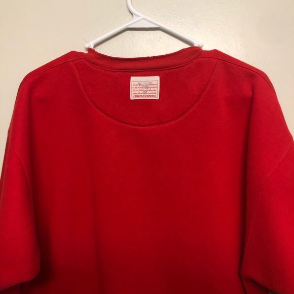 Limited Express pullover sweatshirt vtg red small - Picture 8 of 11